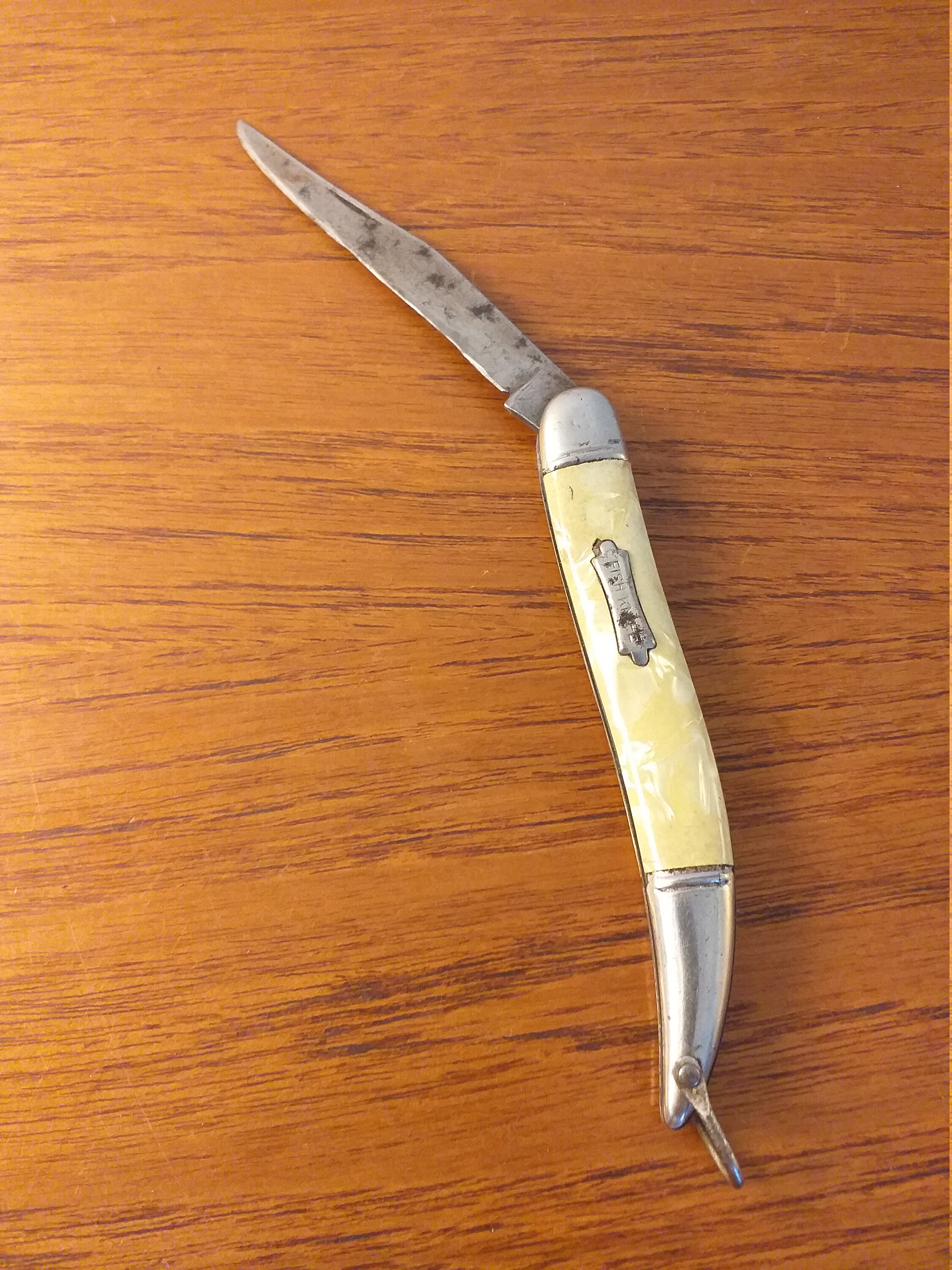 Vintage Fish knife marked foreign Etsy