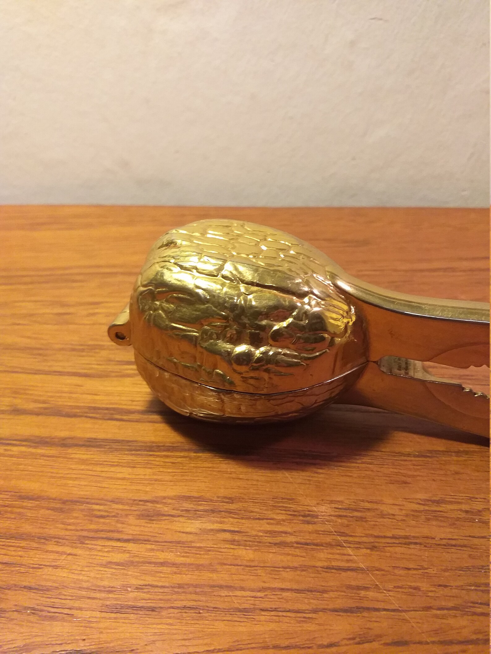 Vintage 1970s solid brass walnut nutcracker bmf west German Etsy