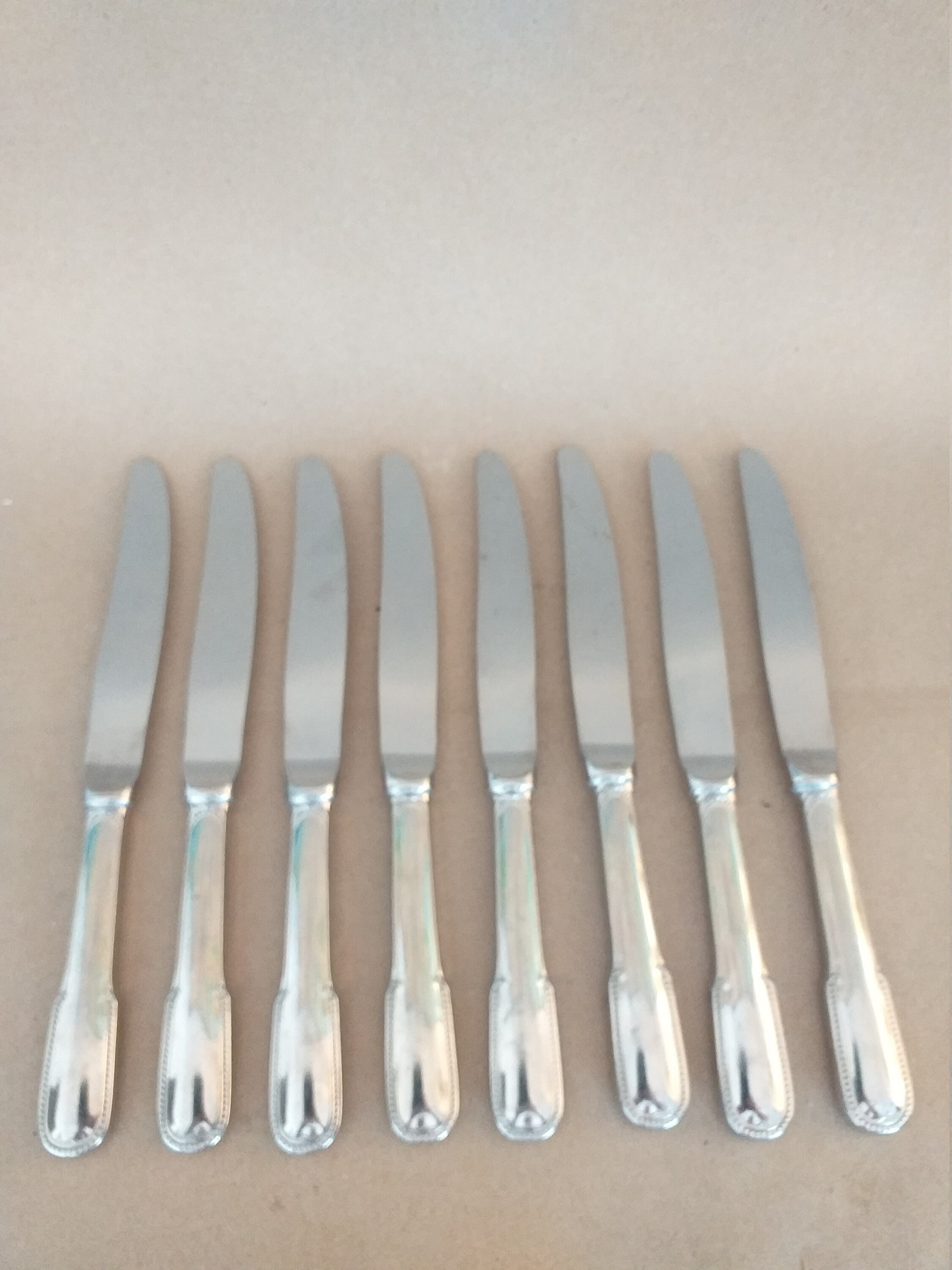 8 Guy Degrenne vintage dinner knives Etsy