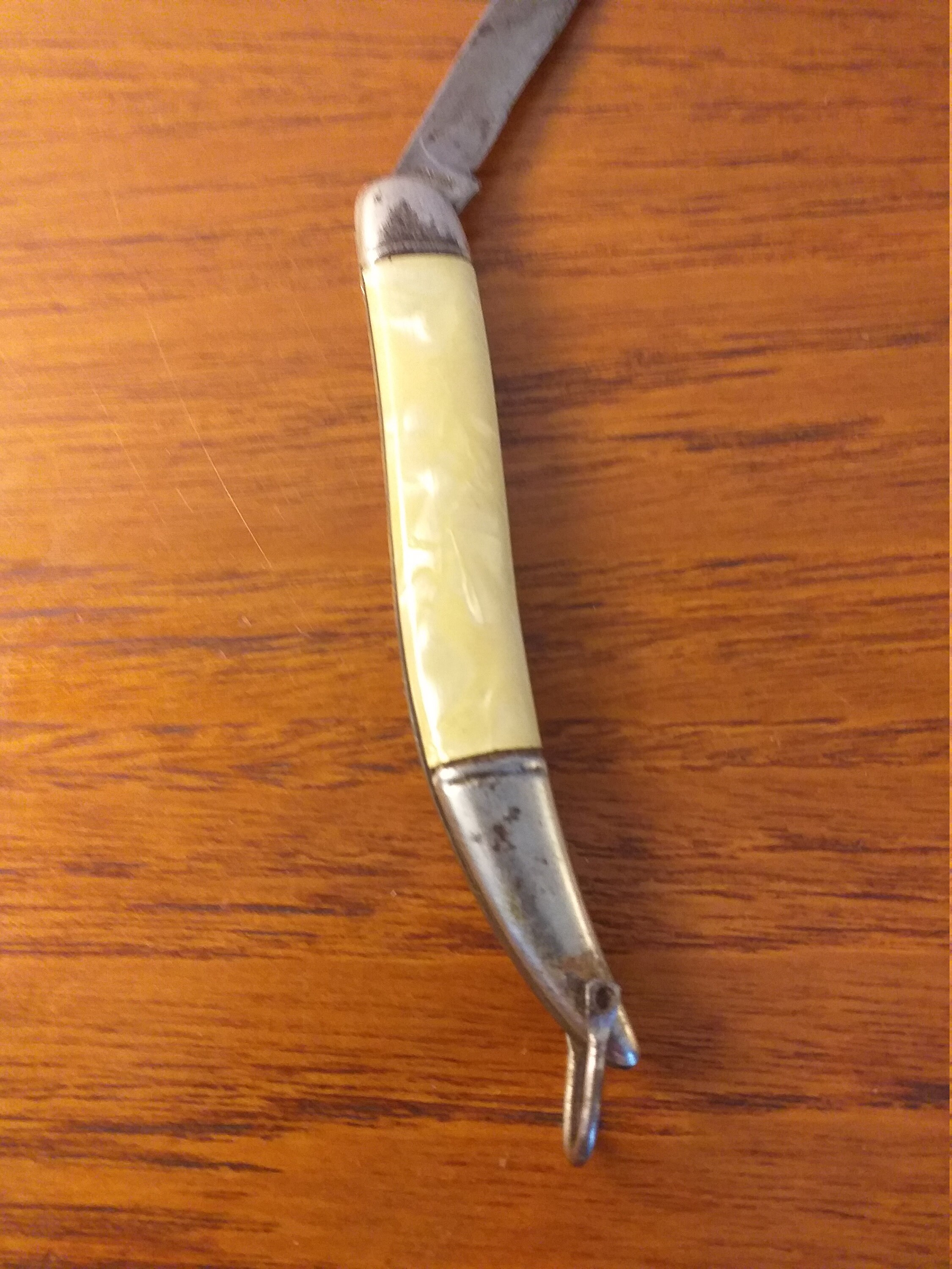 Vintage Fish knife marked foreign Etsy