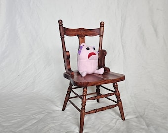 Swill - Handgemachter 6 "OOAK Pinker Plüsch Schlüsselanhänger