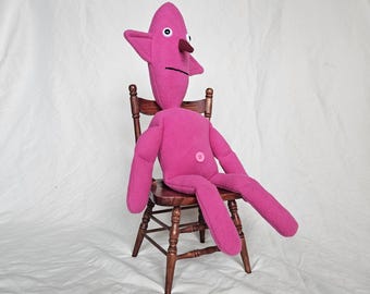 Chandles - Handgefertigter 52cm Magenta Goblin Plüschi