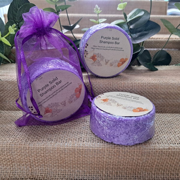 Rosemary & Lavender Purple Shampoo Bar