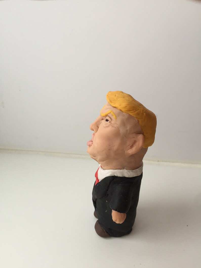 Donald Trump Figurine Father's Day Gift Sculpture Clay | Etsy