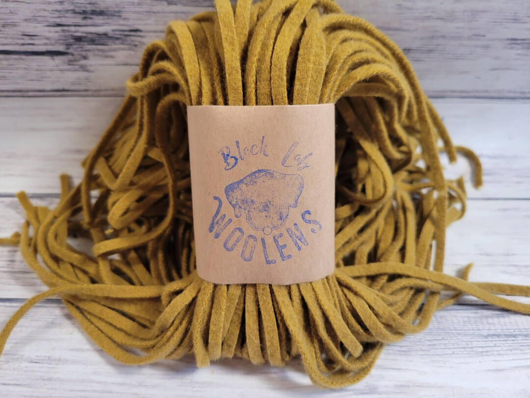 Bronze Gold 100 4, 6 or 8 Mill Dyed Strips for Rug Hooking, Washed Wool ...