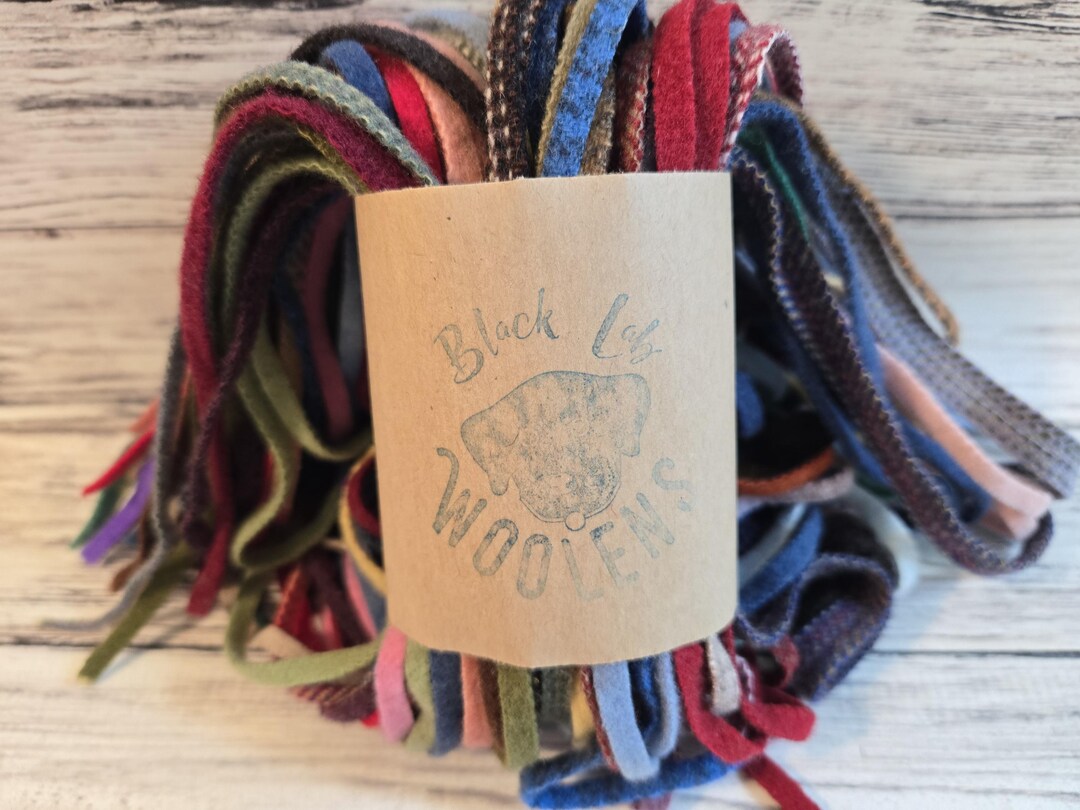 Mixed Bag of #6 100 Dorr Mill Wool Strips for Rug Hooking - Etsy
