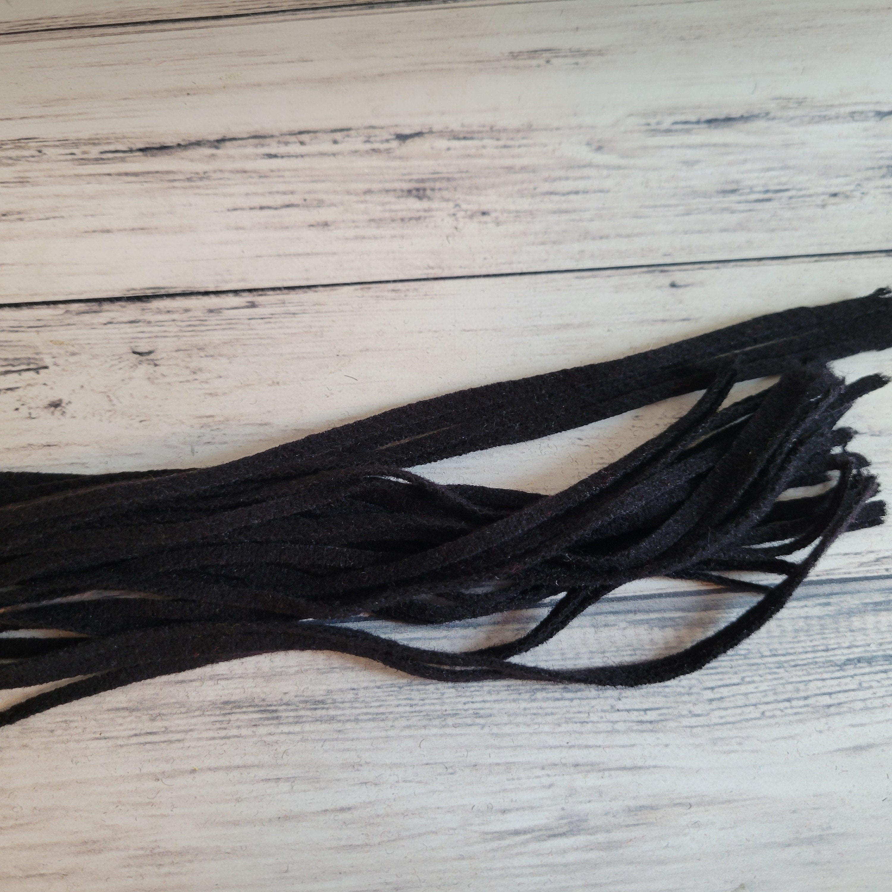 Black Mill Dyed Rug Hooking Strips, 100 #4, #6 or #8 Washed Dorr Mill ...
