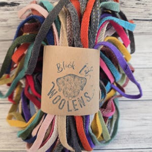 Bandes d'accrochage pour tapis en laine : couleurs assorties n° 8 teintes en usine et à la main