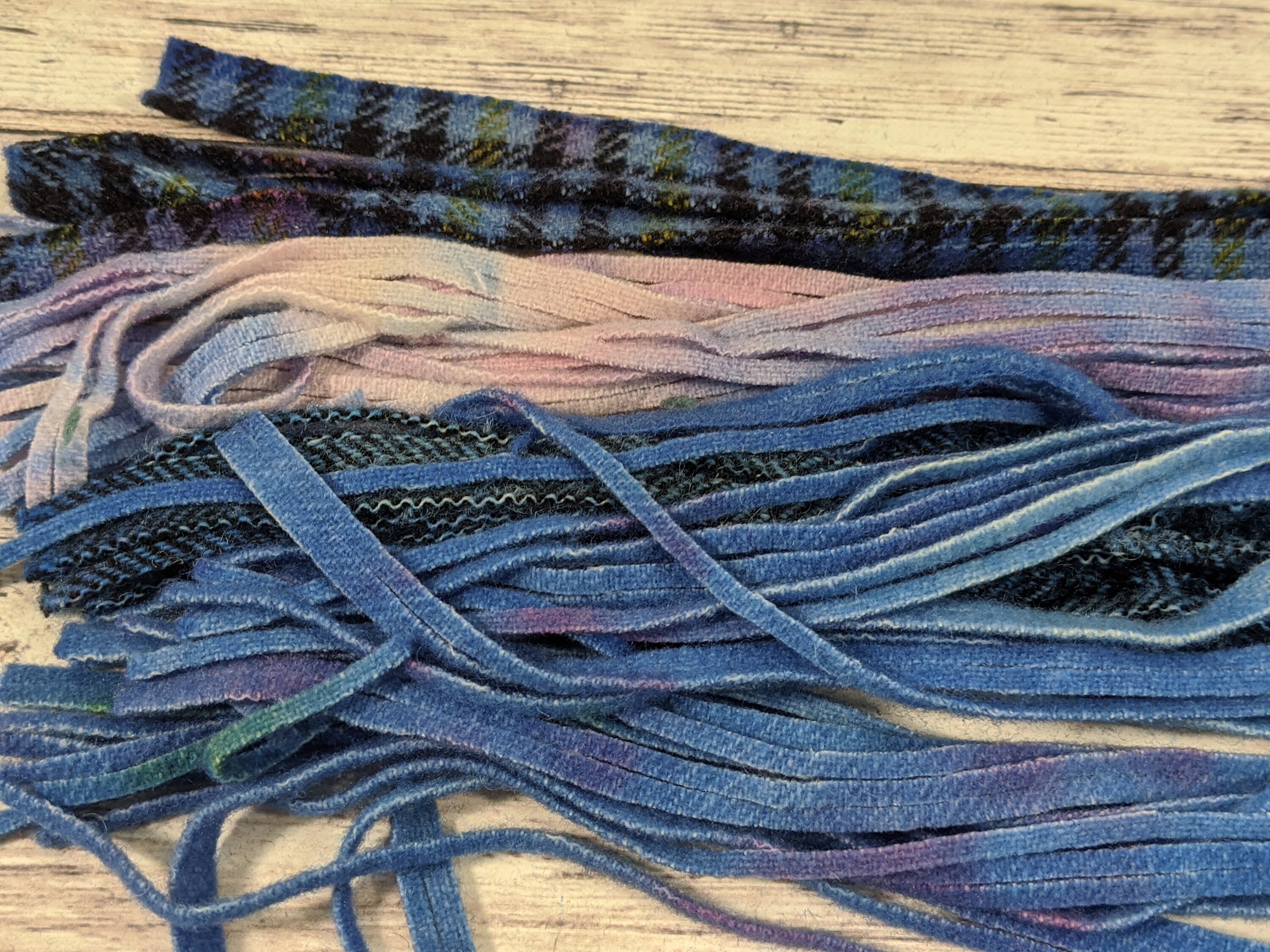 100 4 Rug Hooking Strips Hand Dyed Wool for Rug Hooking Etsy