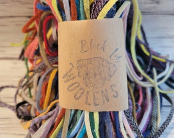 Prenez un sac de bandes de laine pour accrocher un tapis, couleurs assorties pour accrocher un tapis, 100 bandes de laine lavées n° 4