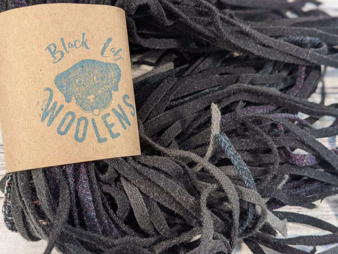 Dark Assortment #4 or #6 or #8 of 100 Mill Dyed Rug Hooking Strips ...