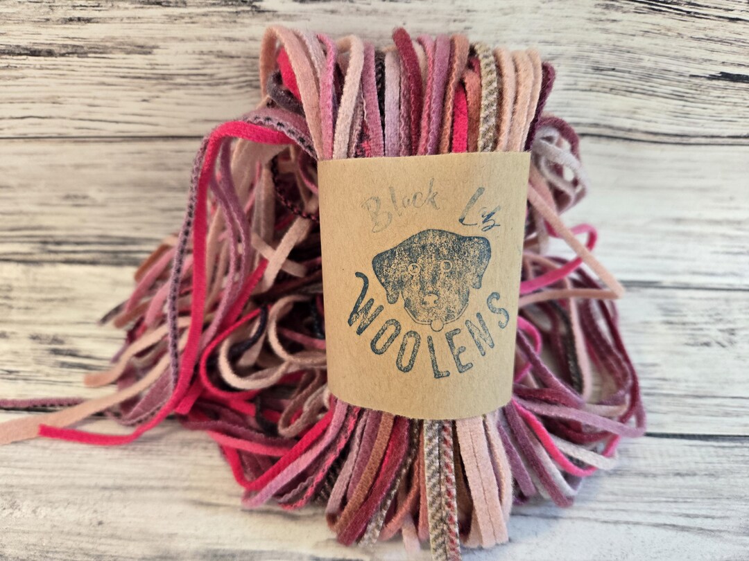 Pinks Hand Dyed and Mill Dyed Texture Bundle, 100 4 Strips for Rug ...
