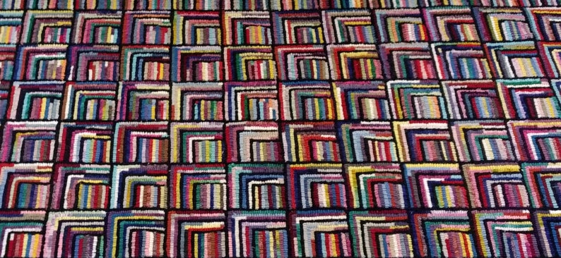 Black Mill Dyed Rug Hooking Strips, 100 #4, #6 or #8 Washed Dorr Mill ...