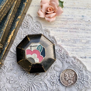 1930er Jahre Seventeen Colgate Rouge Powder Compact