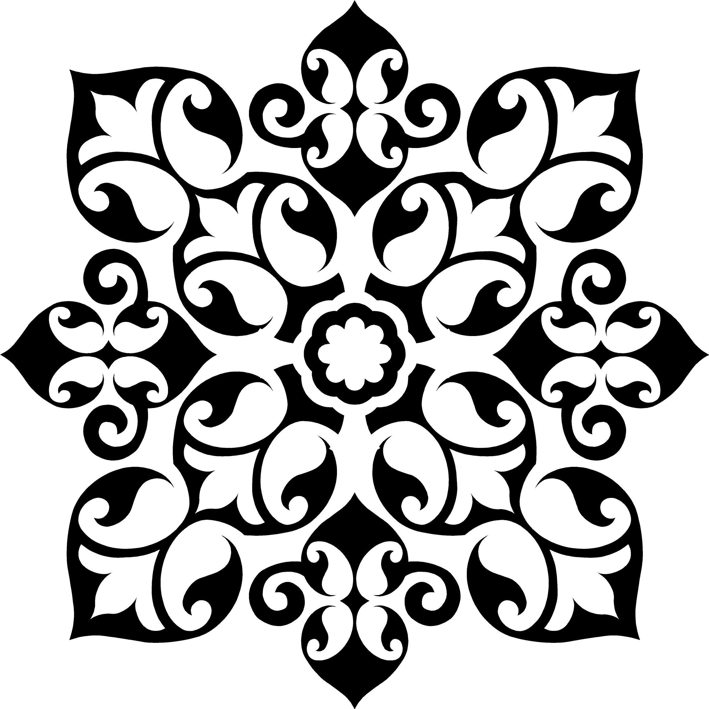 Medallion Wall Decal Ceiling Decor Vintage Table Top Etsy