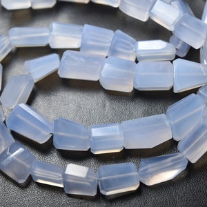 7 Inch Strand,Good Quality Natural Holly Blue Faceted Nuggets Shape Size 14-16mm