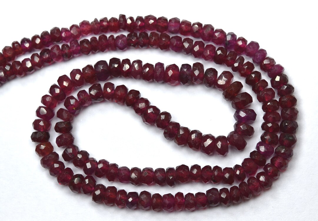 16 Inch Strand Super Good AAA Quality Natural Pink Sapphire - Etsy