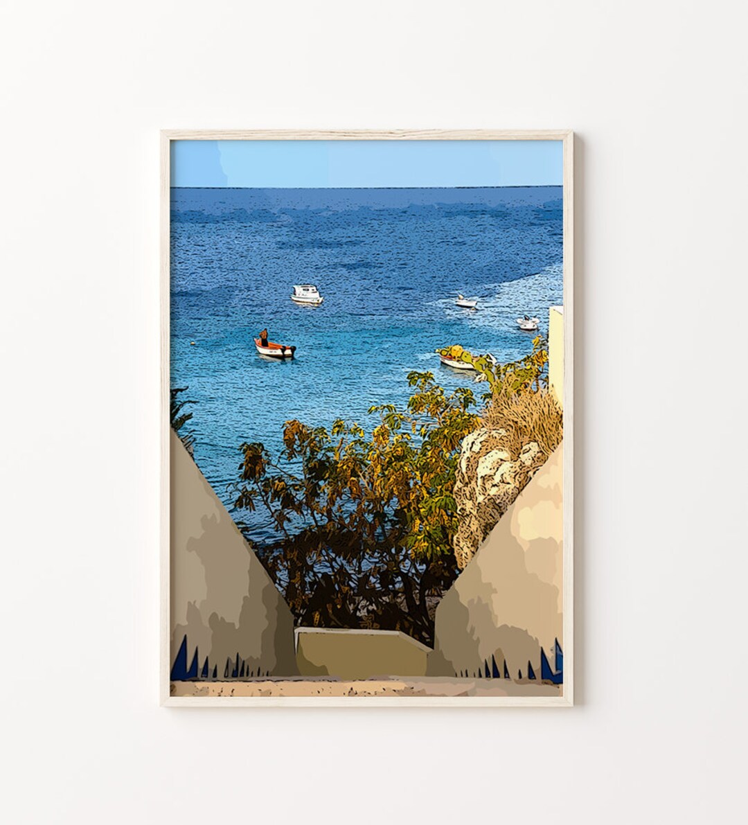 Curacao Print, Curacao Wall Art, Curacao Art, Curacao Poster, Curacao