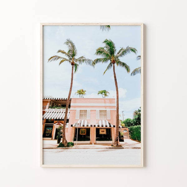 Palm Beach Art, Palm Beach Poster, Palm Beach Print, Palm Beach Wall Decor, Palm Beach Painting, Florida Travel, Palm Beach, Florida