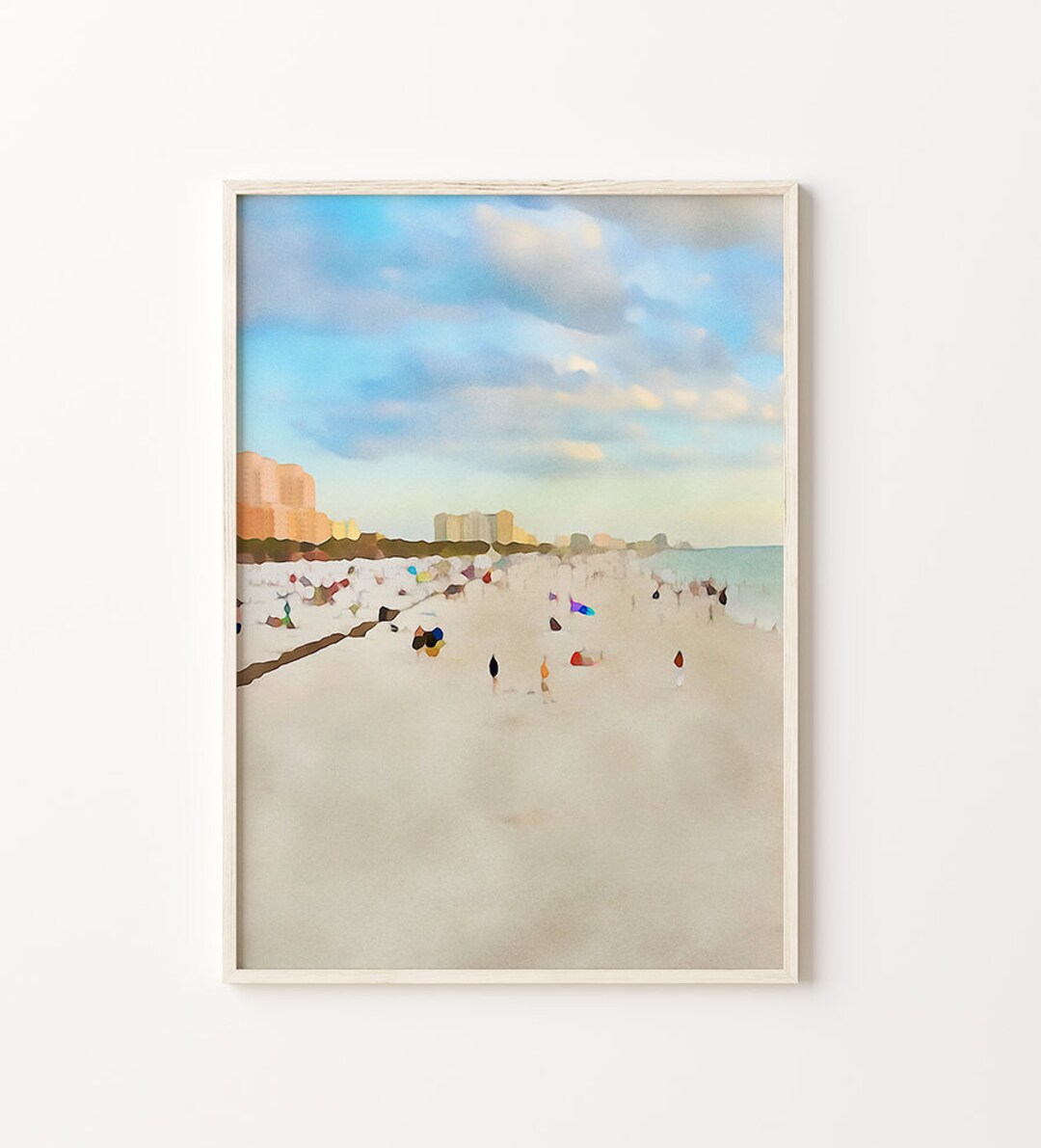 Clearwater Beach Print, Clearwater Beach Art, Clearwater Beach Poster
