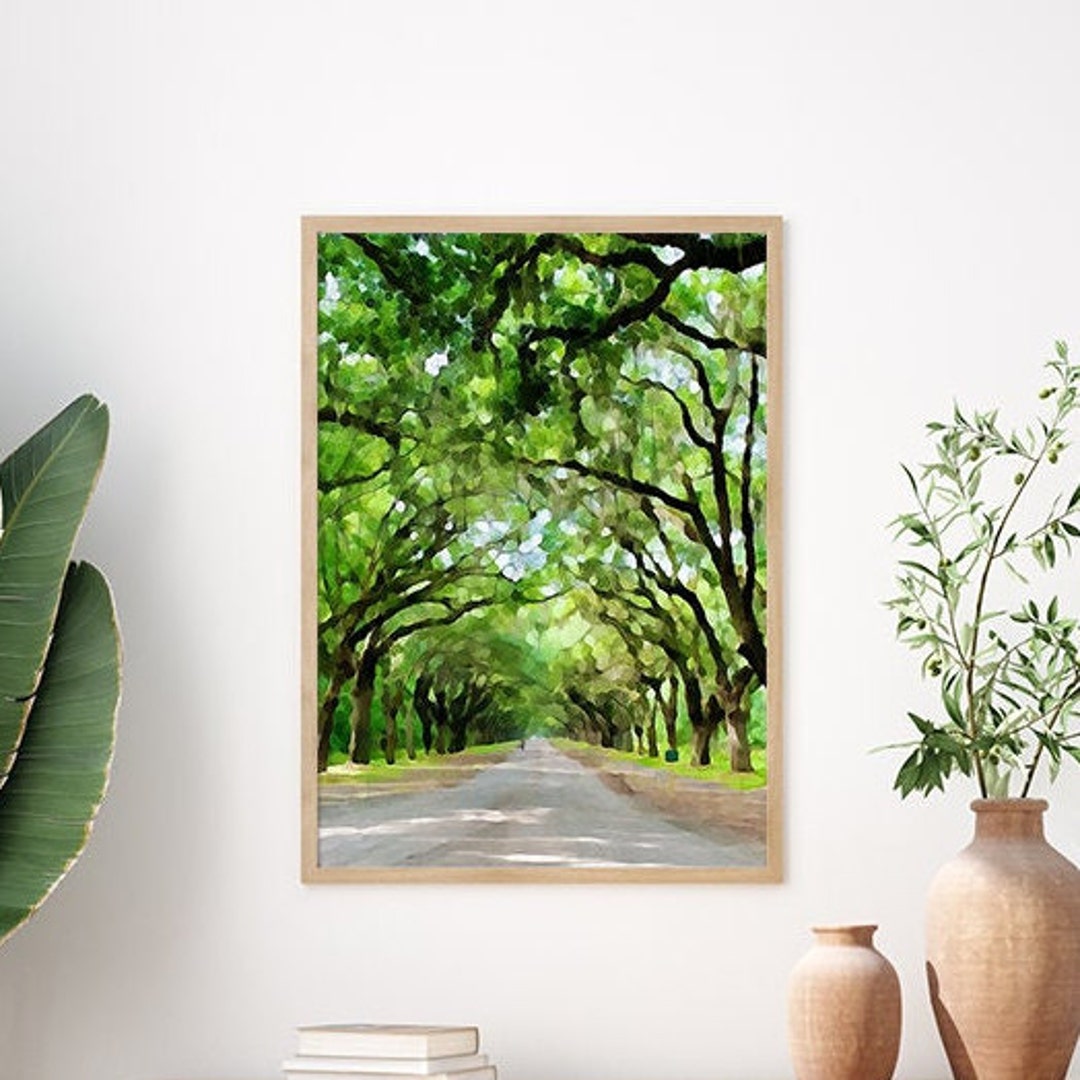 Savannah Print Savannah Wall Art Savannah Poster Savannah Etsy