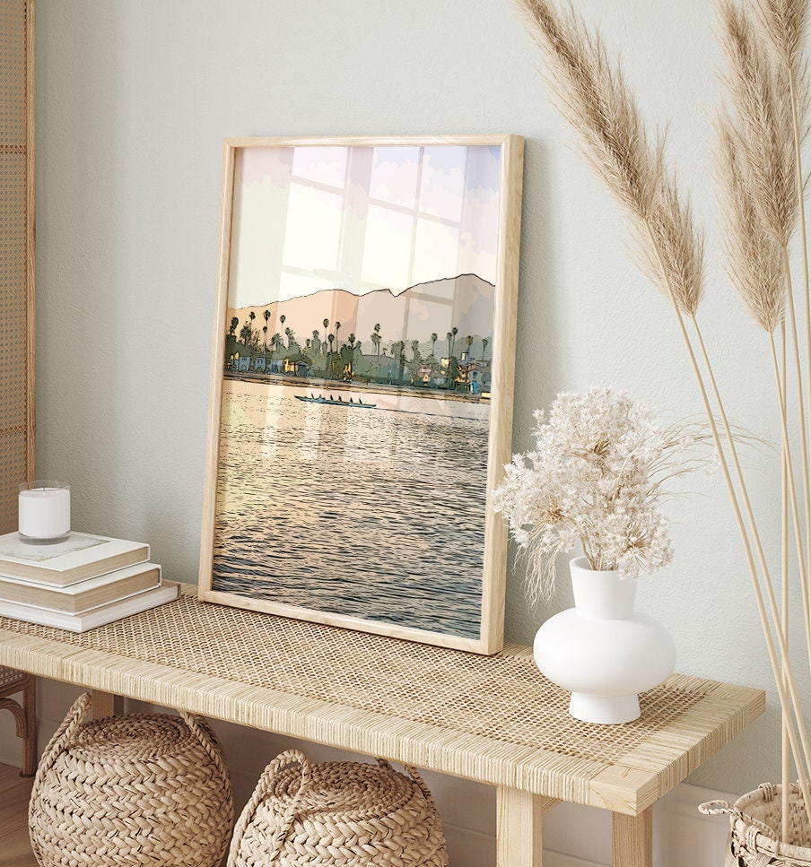 Santa Barbara Art Santa Barbara Poster Santa Barbara Wall Etsy