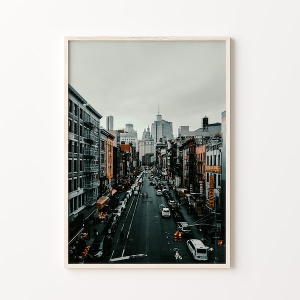 Chinatown Wall Art Print, Chinatown Wall Art Decor, New York City foto, NYC Travel Wall Art, Chinatown Travel Poster, Chinatown Travel