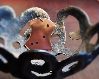 Ciondolo smaltato zodiaco, collana di costellazione Ariete con smalto