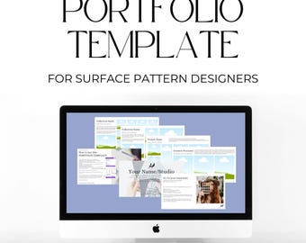 Portfolio Template for Surface Pattern Designers