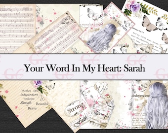 Your Word In my Heart: Sarah Bible Journaling