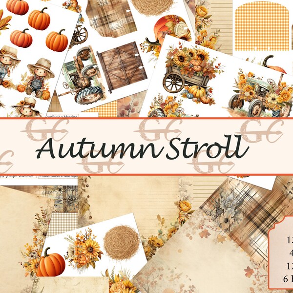 Fall Printable Stationery - Etsy