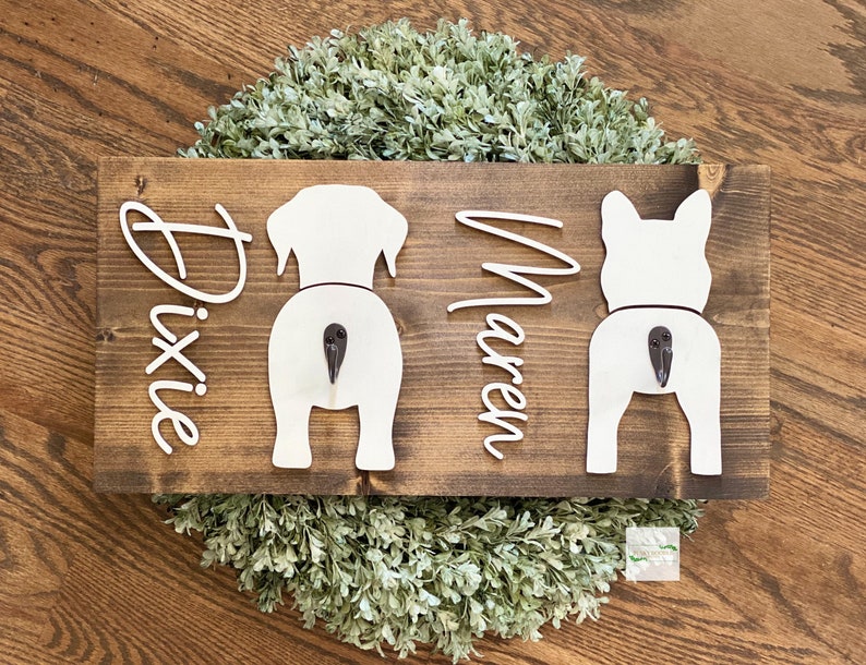 Custom Dog Leash Holder Etsy