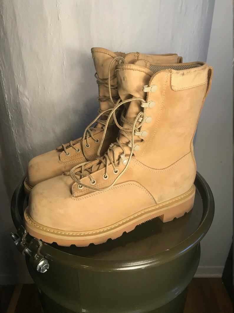 Canadian Army Combat boots Desert Steel toe Etsy