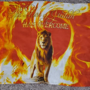 Children&#39;s worship flag, lion of judah, fire flag, worship banner, children worship flag, silk flag free shipping