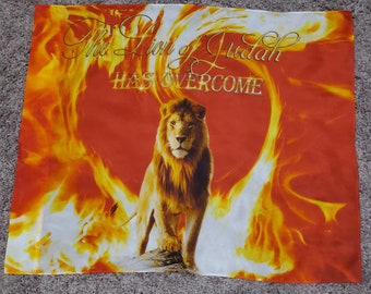 Children&#39;s worship flag, lion of judah, fire flag, worship banner, children worship flag, silk flag free shipping