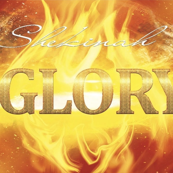 Worship flag Shekinah Glory silk flag