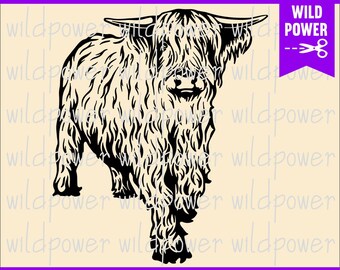 Free Free 253 Scottish Highland Cow Svg SVG PNG EPS DXF File