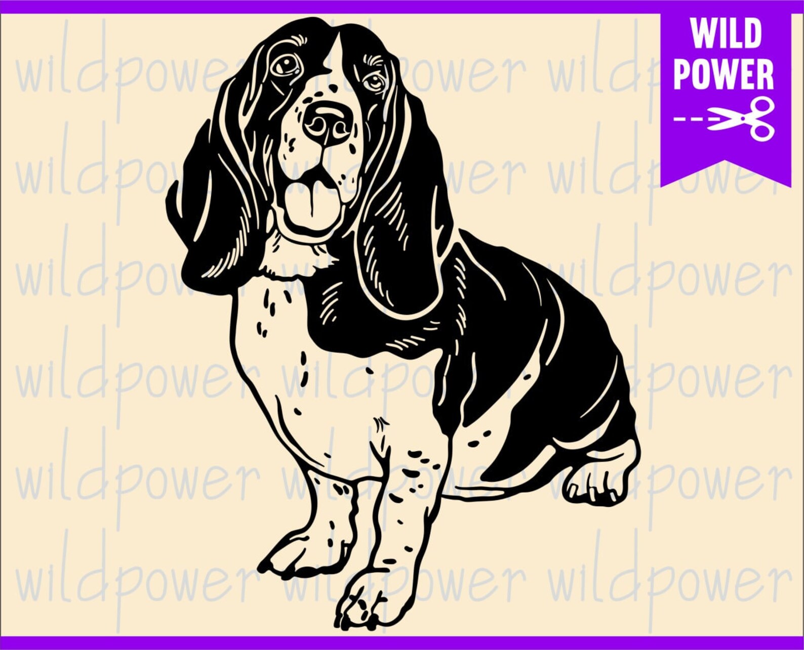 Basset Hound Svgdog Svg Cricutbasset Hound Svg Filesbasset Etsy
