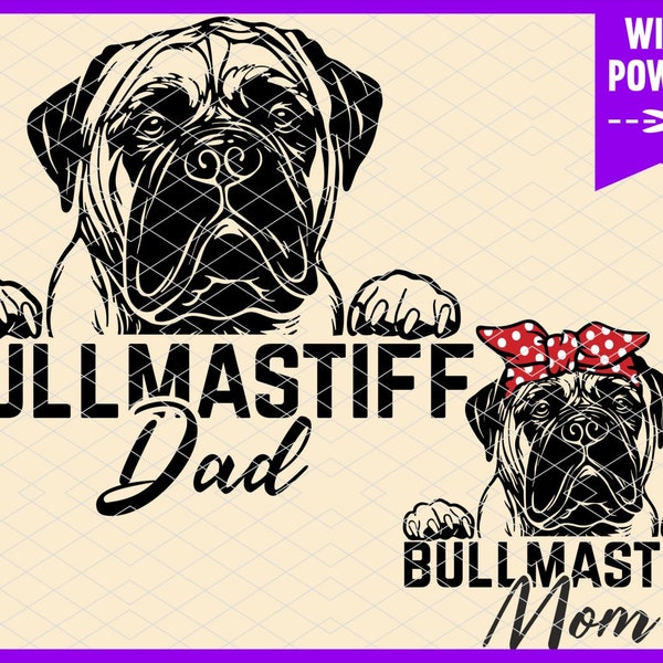 Bullmastiff Dog mom svg,Bullmastiff Face svg,Dog svg files for cricut,Bullmastiff Head svg,Bullmastiff download,Bullmastiff dad svg