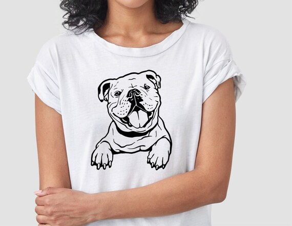 American Bulldog Svg dog Svg Files for Cricut Download bulldog