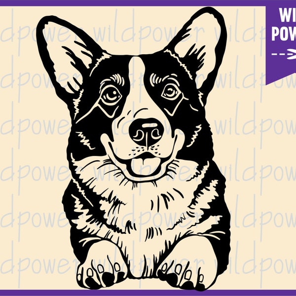 Corgi svg, dog svg files for Cricut, Cute Corgi,Corgi download,Corgi clipart, Corgi png, Corgi cut vector, Corgi dxf files,Corgi shirt svg