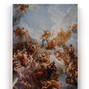 Renaissance Painting on Canvas - Palace of Versailles Ceiling Royal Wall Art Home Decor