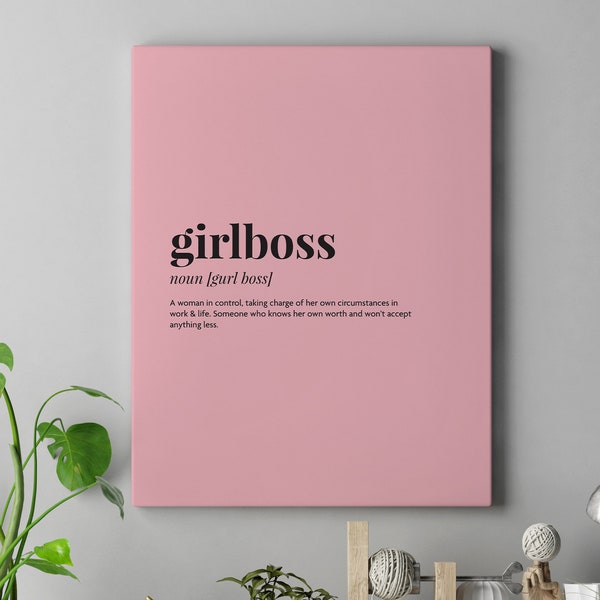 Girly Motivational Wall Art Etsy