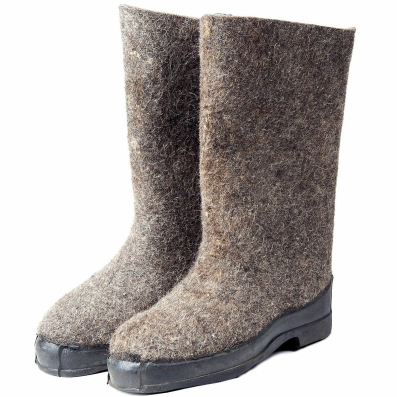 Felt Boots. Winter Shoes. Handmade. Natural Sheep Wool. Great Etsy