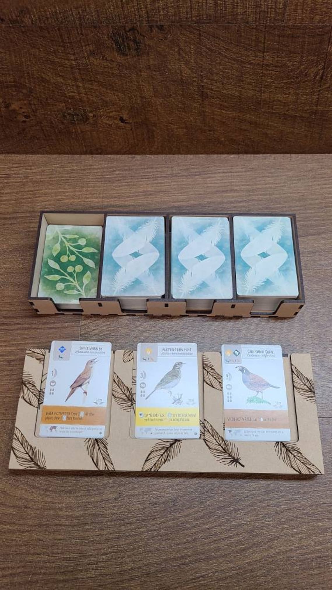 Wingspan Card Tray Etsy