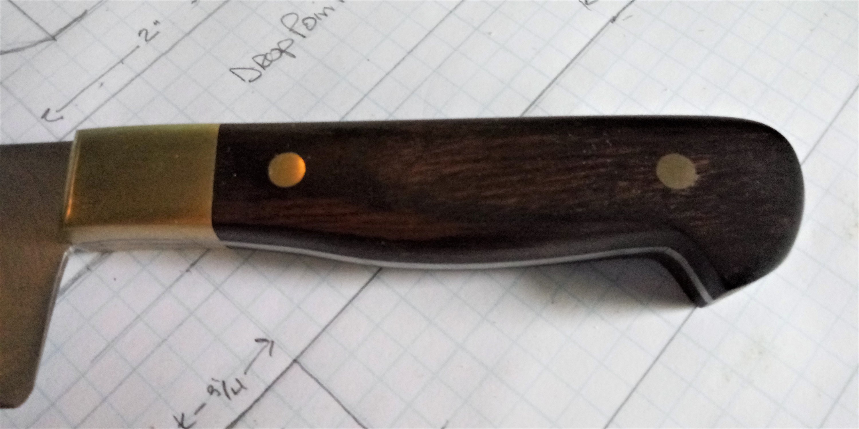 Stabilized Walnut Dymalux Knife Scales Handle Book Matched Etsy