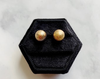 Silver Tone Knob Earrings One of Each Avail