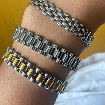 Rollie Bracelet | Gold Watch Band | Presidential Watch Bracelet | Unisex | Boyfriend Gift | Womens Watch Bracelet | Chain Link Bracelet