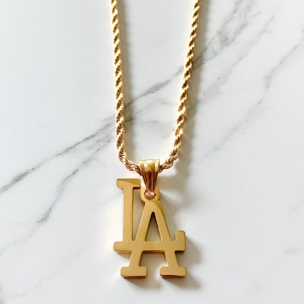 Los Angeles Charm Necklace Etsy