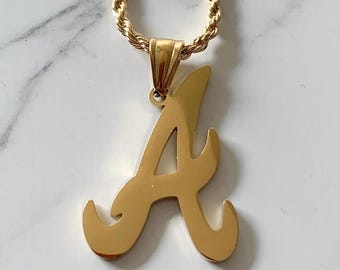 Atlanta Charm | ATL Pendant | City Charm | Baseball Fan | Initial A Pendant | Gifts for her | Son Gift | Georgia state Charm
